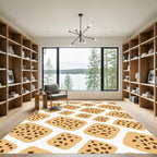 Sweet Brown Chocolate Chip Cookies Rug