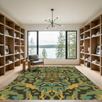 Camouflage Organic Flow Mosaic Rug