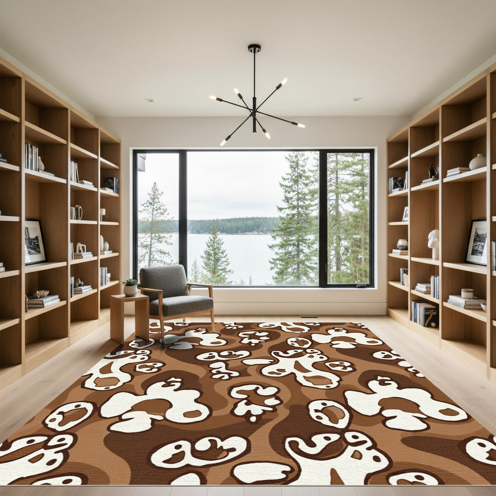 Abstract Organic Forms Rug