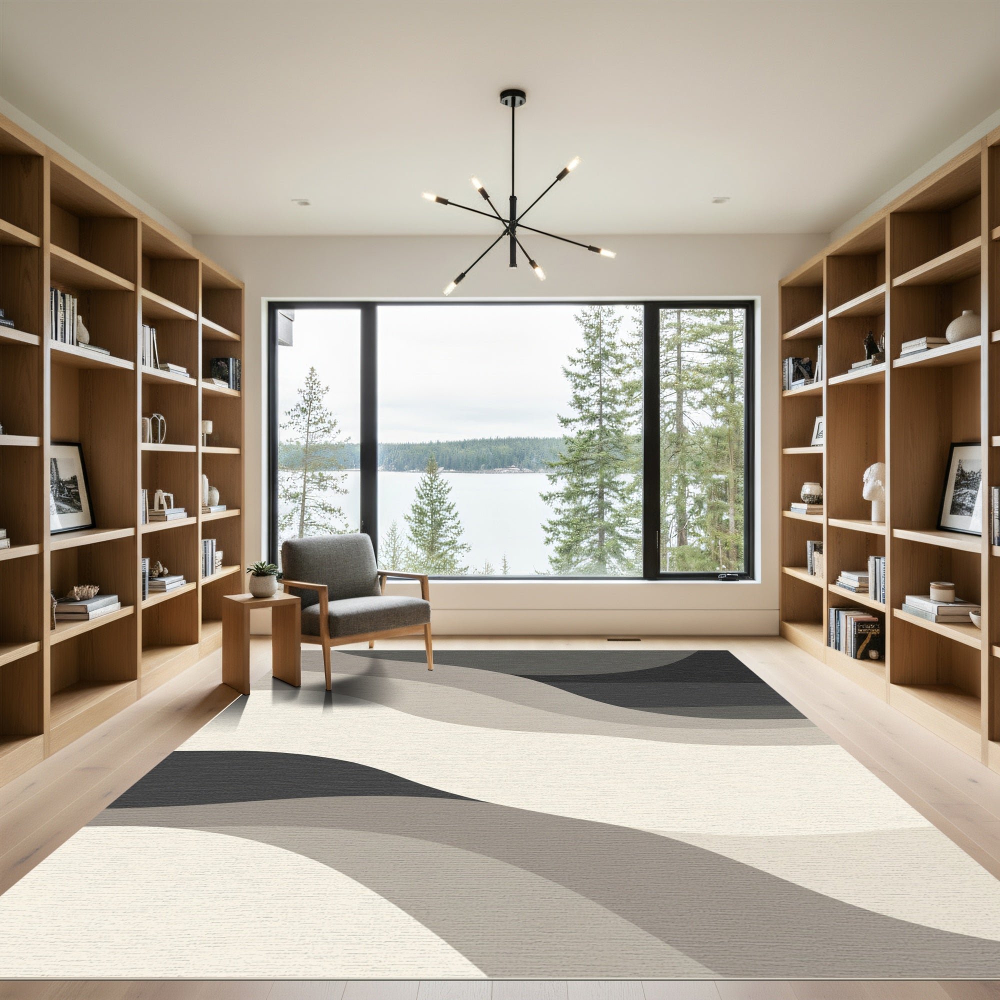 Neutral Gradient Flowing Wave Rug