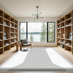 Modern Gray Column Arch Rug
