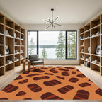 Bold Sienna Animal Print Rug