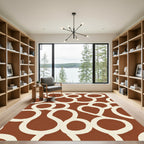 Earthy Brown Organic Loop Rug