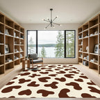 Brown Cream Holstein Spots Rug