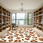 Earth Tones Spotted Organic Shapes Rug