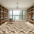 Desert Camouflage Organic Shape Rug