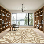 Earthy Swirls Curlicues Rug