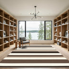 Neutral Gradient Horizontal Lines Rug