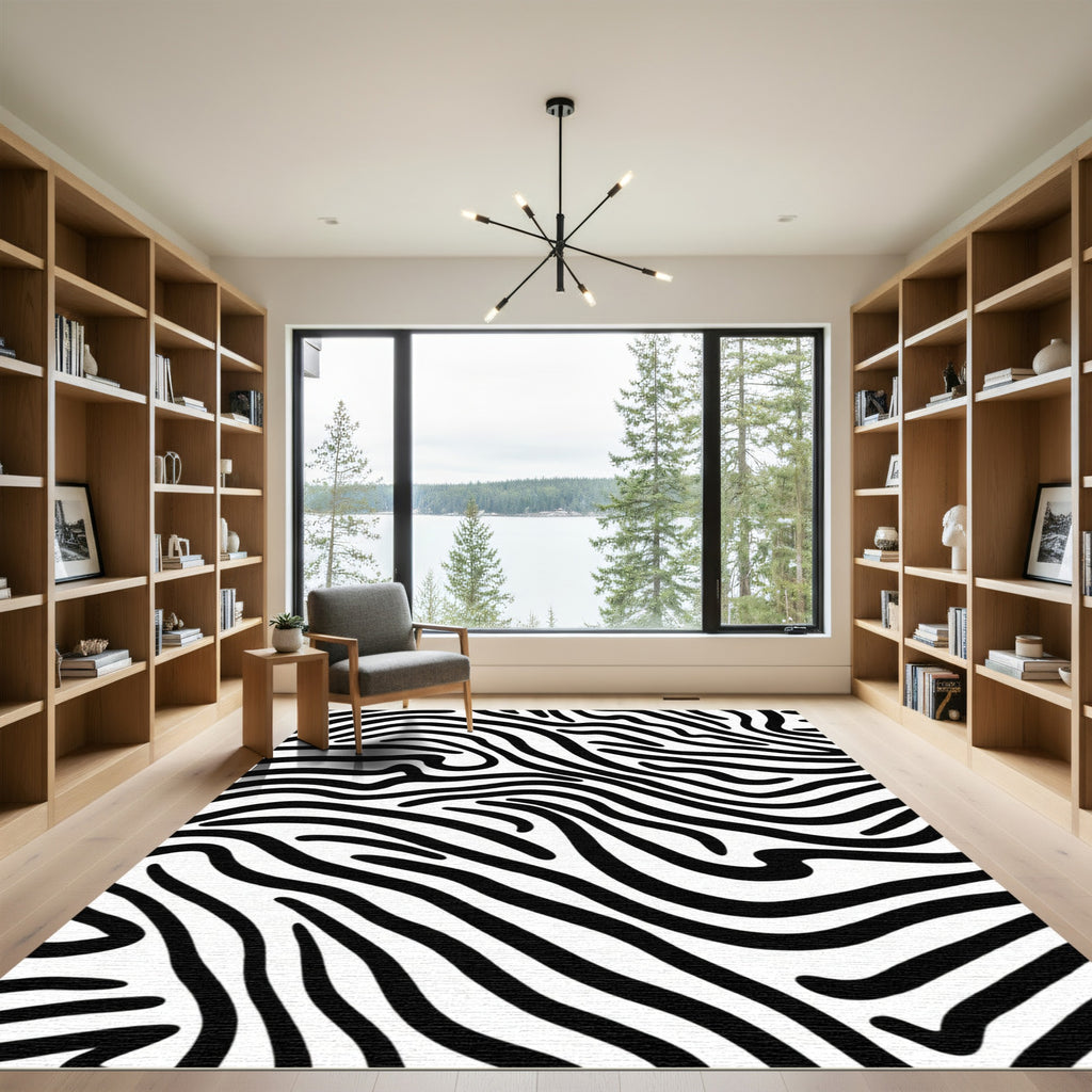 Wild Animal Strokes Rug