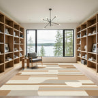 Neutral Earthy Curves Geometric Blocks Rug