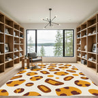 Organic Abstract Spots Rug
