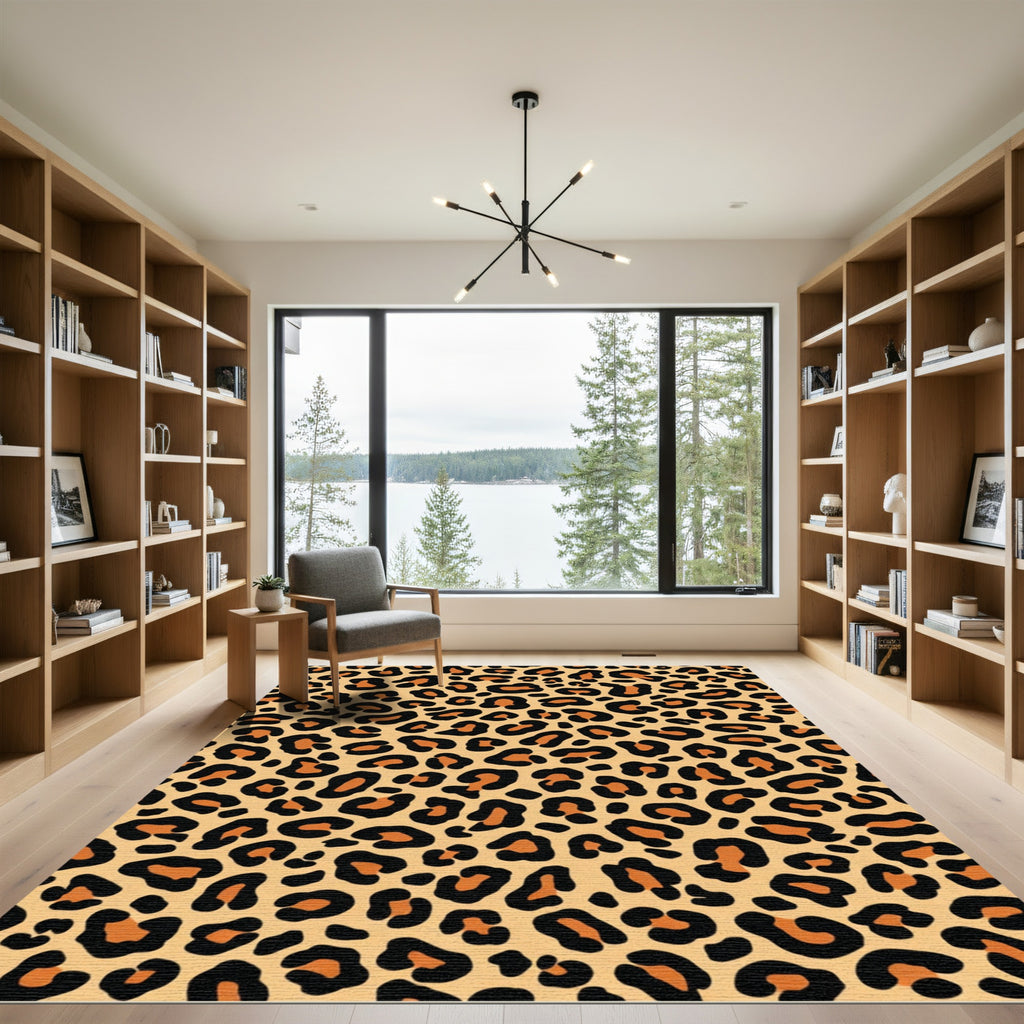 Safari Cat Spotty Arrangement Rug