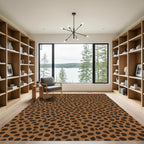 Brown Animal Spots All Over Rug