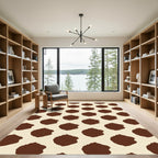 Brown Spotty Cream Spots Rug
