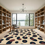 Taupe Leopard Spot Arrangement Rug