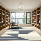 Monochromatic Pixelated Landscape Rug