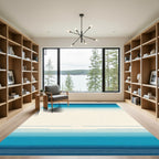 Oceanic Stripe Gradient Rug
