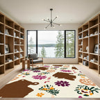 Contemporary Abstract Floral Medley Rug