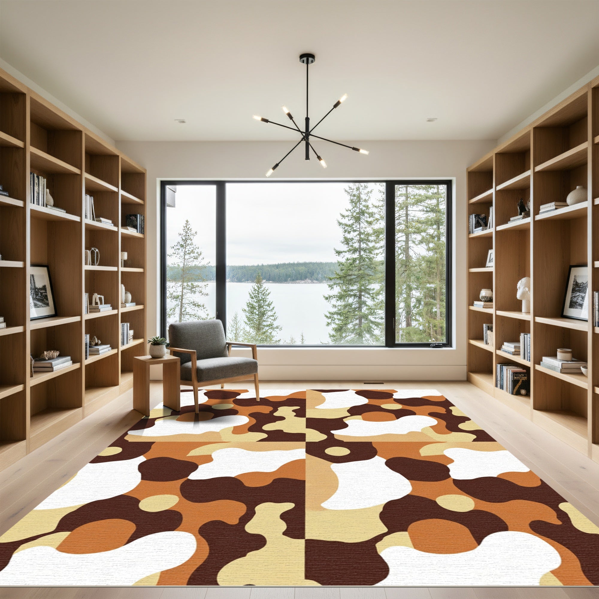 Earthy Blended Organic Shards Rug