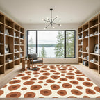 Earthy Spotty Organic Texture Rug