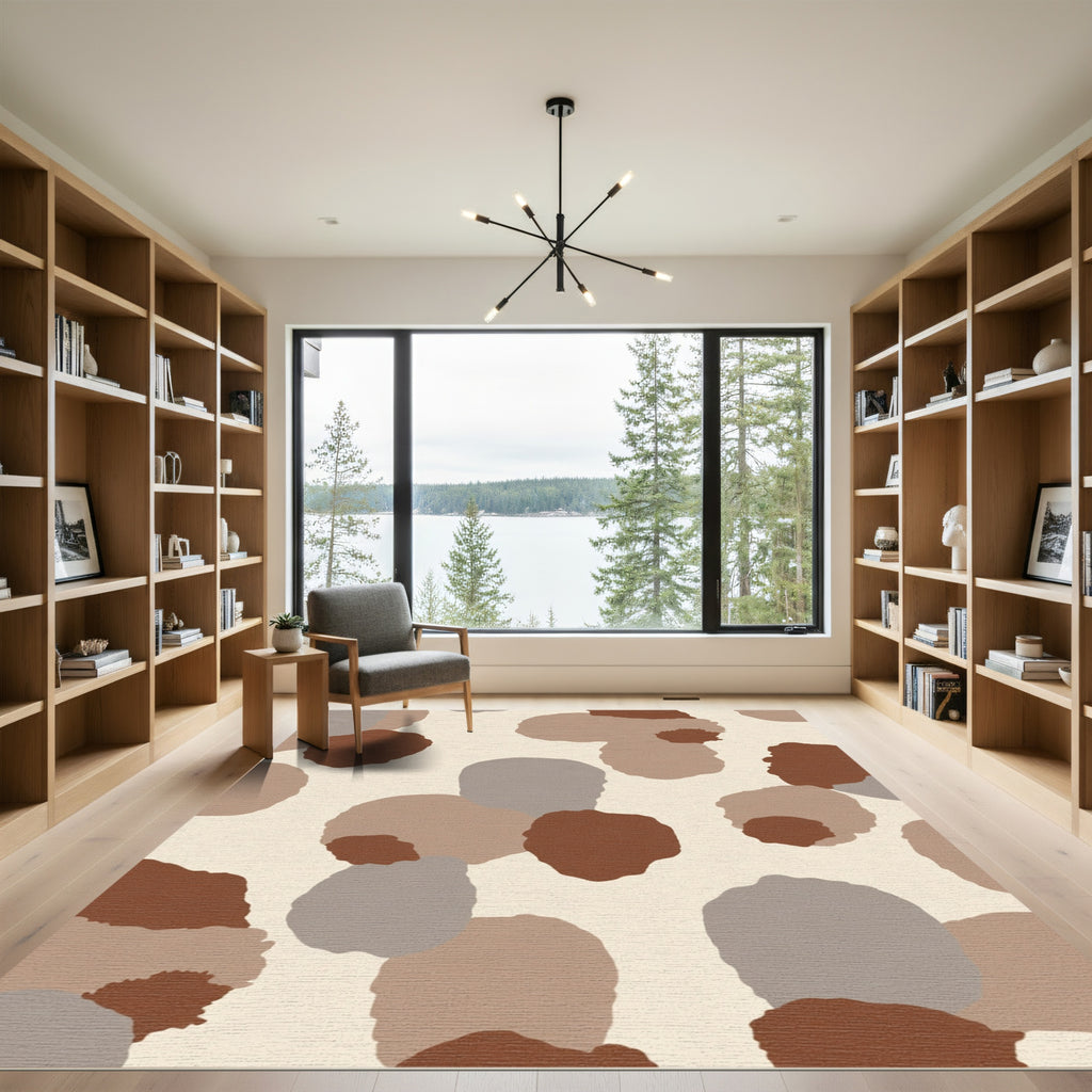 Clay Blended Spots Rug