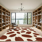 Deep Brown Cocoa Bean Repeat Rug