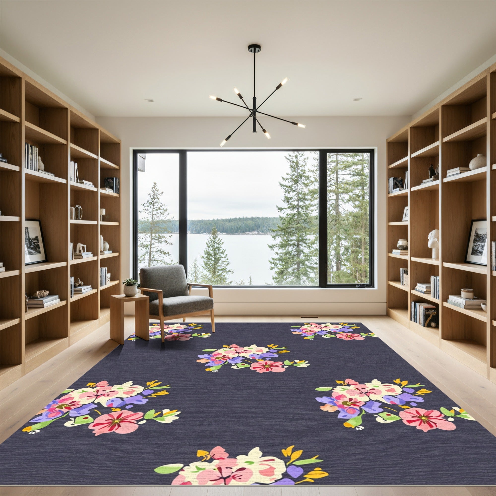 Charming Multicolor Floral Medley Rug