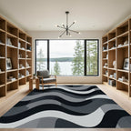 Monochromatic Wave Abstract Rug