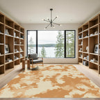 Desert Camo Abstract Patchwork Rug