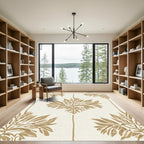 Golden Leaf Branch Arrangement Regal Rug