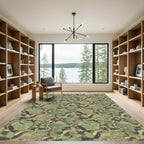 Urban Woodland Camouflage Blend Rug