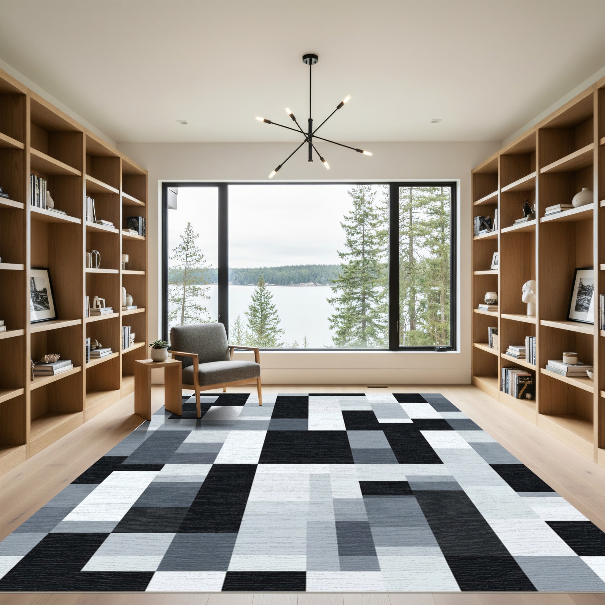 Monochromatic Geometric Blocks Rug