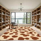 Brown Blob Spotty Terrain Rug