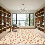 Terra Cotta Polka Dot Meadow Rug