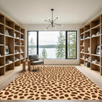 Tan Cheetah Spots Rug