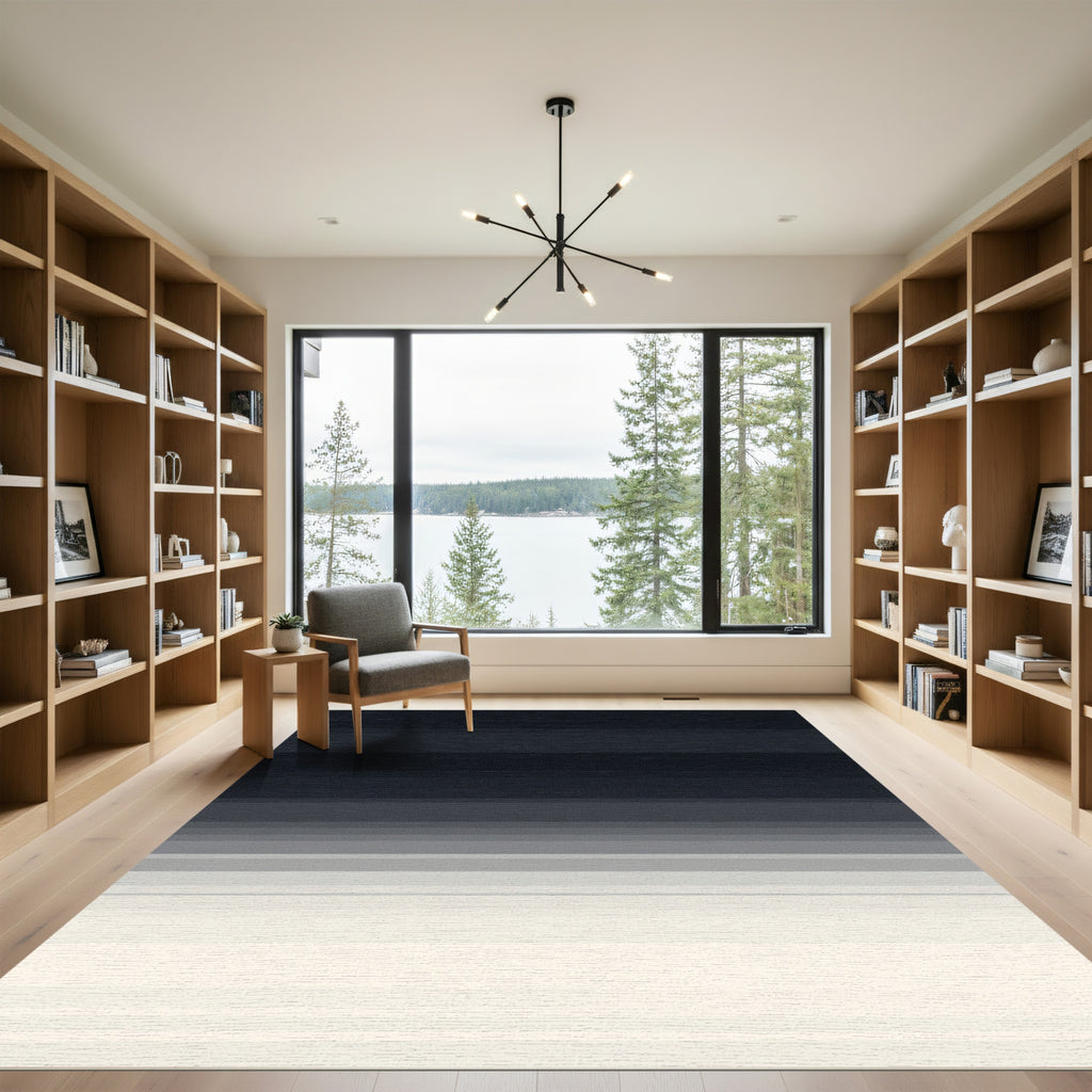 Monochromatic Horizontal Pixel Gradient Rug