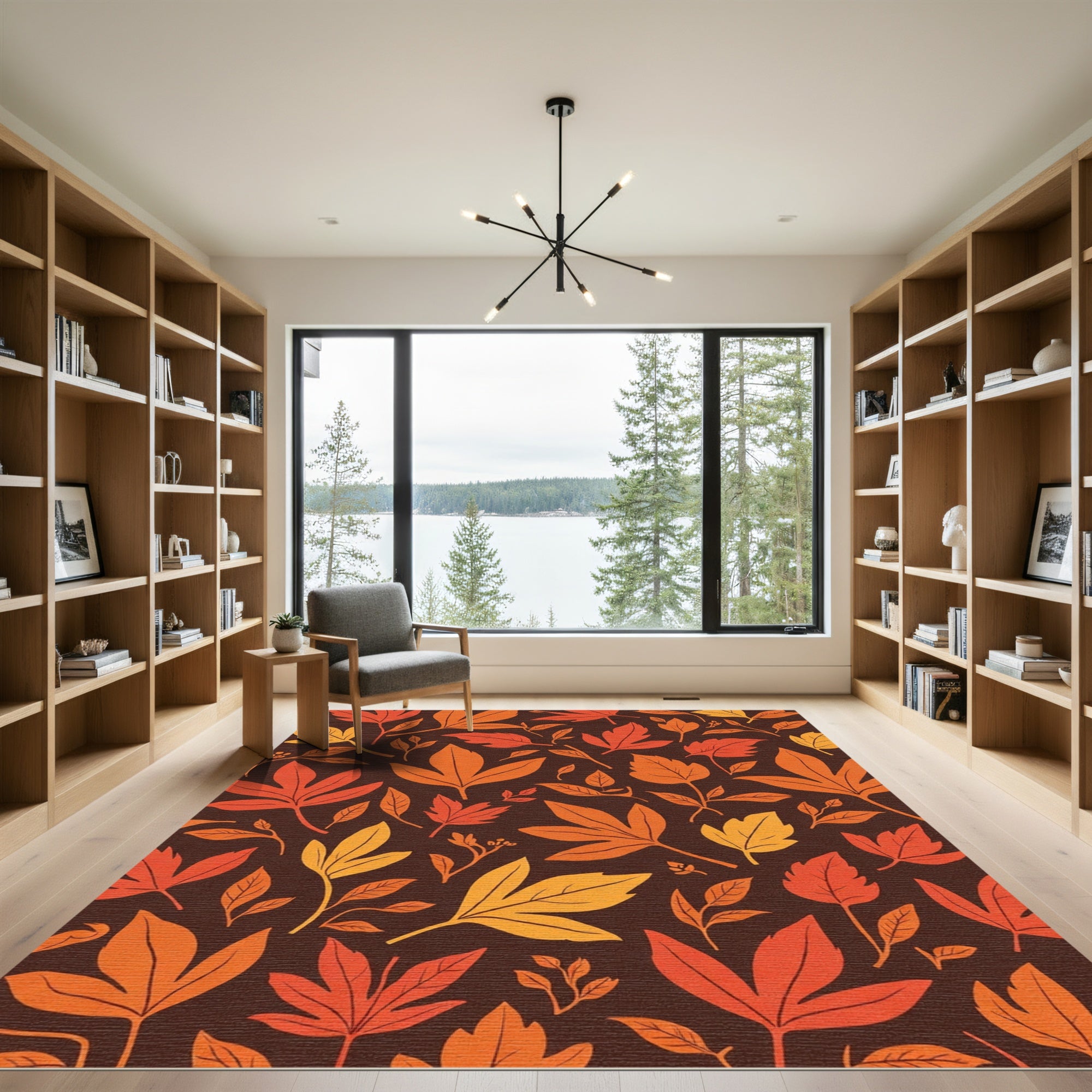 Autumn Leaves Fall Foliage Rug