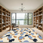 Woodland Camouflage Shapes Rug