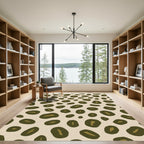 Classic Leopard Spot Overlay Rug