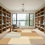 Neutral Geometric Block and Stripe Rug
