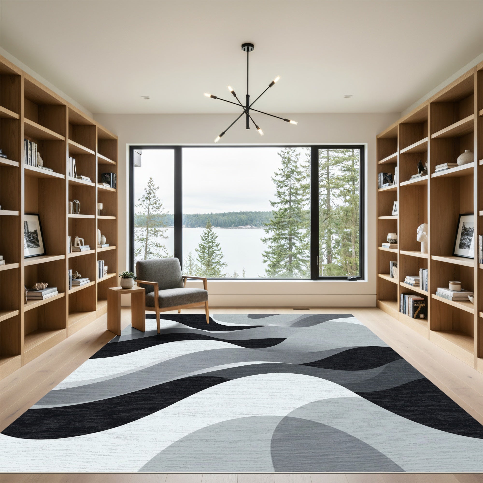 Monochromatic Abstract Waves Rug