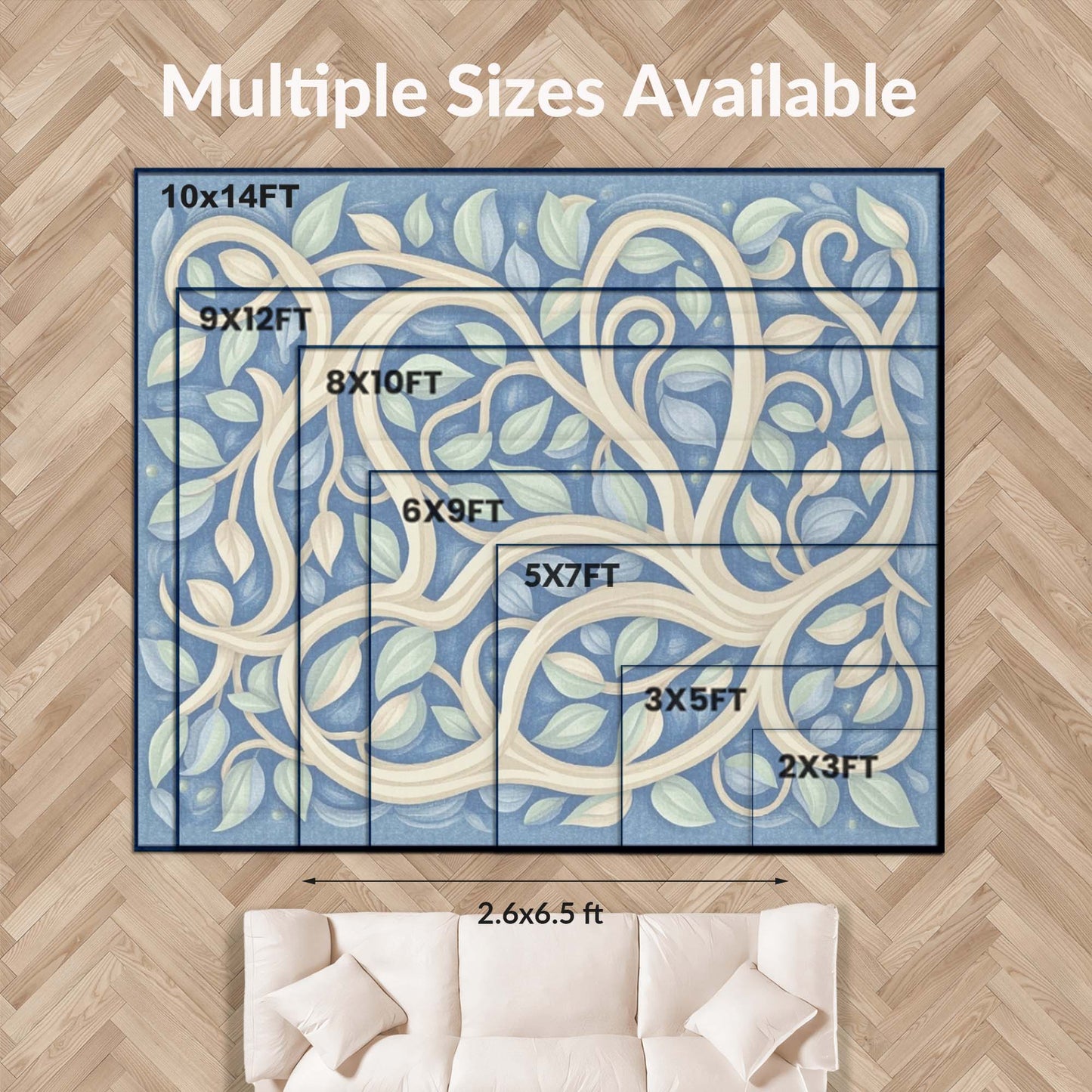 Beige Abstract Brushstroke Modern Rug(Gray)