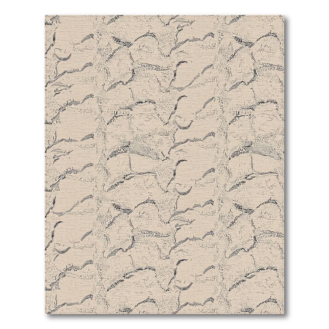 Beige Abstract Serene Rug(Beige)