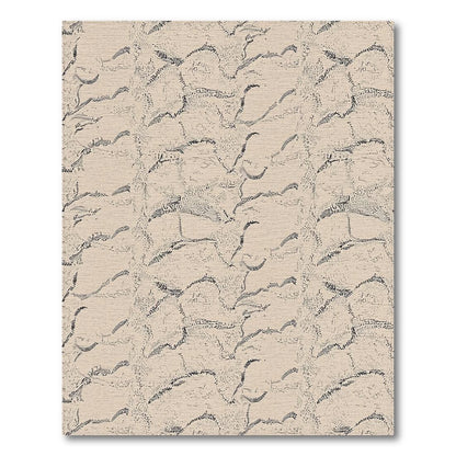 Beige Abstract Serene Rug(Beige)