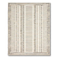 Beige Gray Stripe Serene Rug