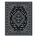 Black Bat-Intricate Mystical Rug(Black)