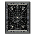 Black Eerie Spider Web Rug(Black)