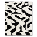 Black & White Abstract Modern Rug