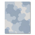 Blue Cloud Pattern Serene Modern Rug(Blue)