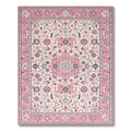 Blush Ornate Floral Romantic Rug(Pink)
